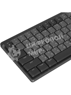 Клавиатура Logitech MX Mechanical механическая черный USB беспроводная BT/Radio slim LED (920-010766)