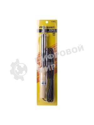 Паяльник ПД PROconnect, 220 В/100 Вт, деревянная ручка, блистер