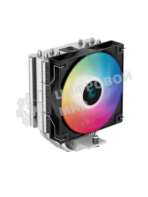 Кулер для процессора DEEPCOOL AG400 LED черный, 120 мм, алюминий/медь, 2000 об/мин, 31.6 дБ, 4 pin, 220 Вт, 150 мм