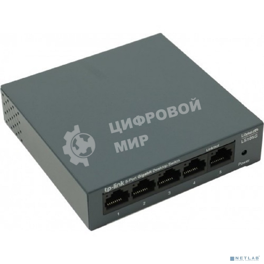 Коммутатор TP-Link 5 ports Giga Unmanagement switch, 5 10/100/1000Mbps RJ-45 ports