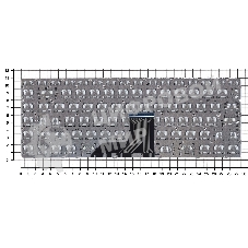 Клавиатура для ноутбука HP Envy 13-AD черная с подсветкой