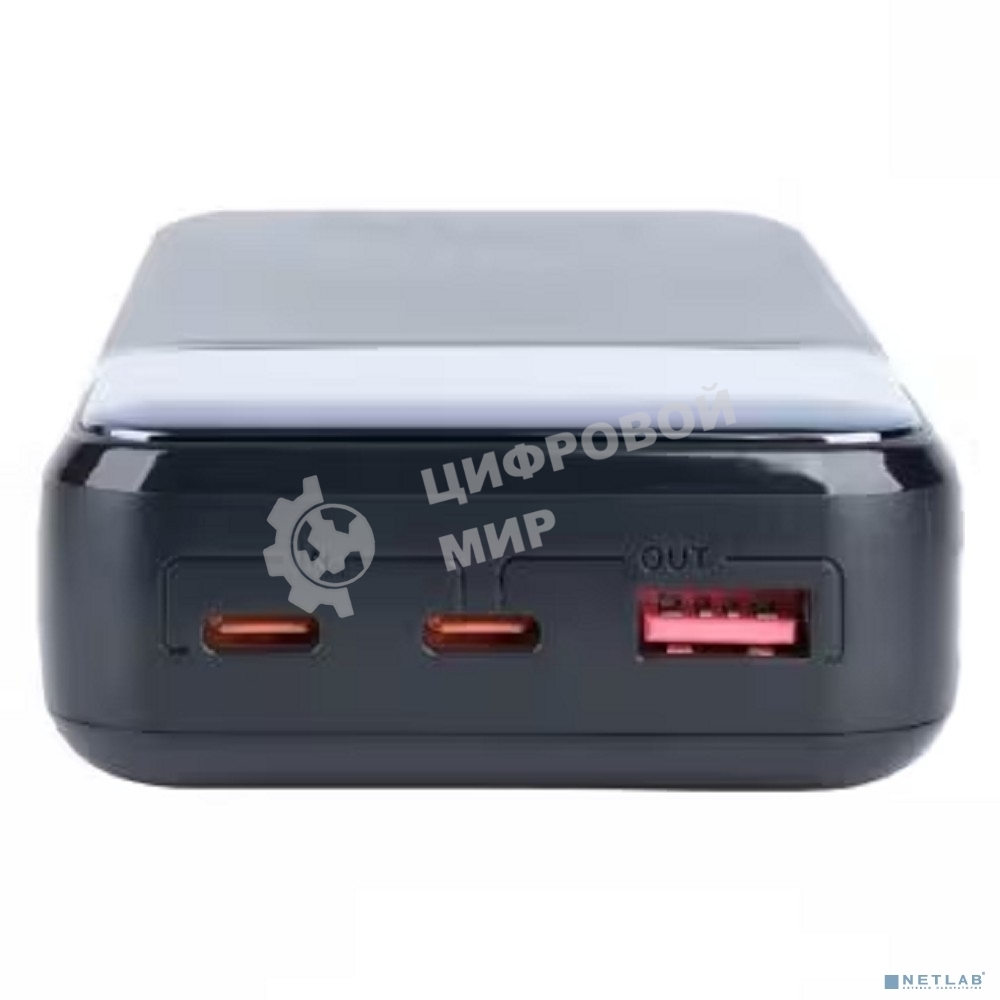 Портативный аккумулятор Perfeo Powerbank LAPTOP 65W 20000 mAh/LED дисплей/PD+QC 3.0/2Type-C/1 USB,max 65W черный
