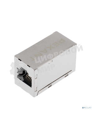 Проходной адаптер Rexant RJ-45(8P-8C), FTP экранированный, cat.6, (гнездо-гнездо)