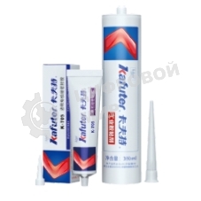 Клей-герметик силиконовый Kafuter K-705 прозрачный 300 мл