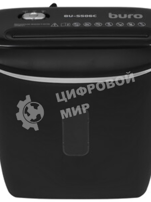 Шредер Buro Home BU-S506C (секр.P-4)/фрагменты/5лист./12лтр./пл.карты