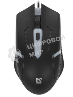 Мышь проводная Defender Flash MB-600L черный, 1200 dpi, USB, кнопки - 4