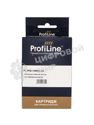 Картридж струйный ProfiLine PL-PGI-1400XLBK для принтеров Canon MB2040/MB2140/MB2340/MB2740 с чернилами Black