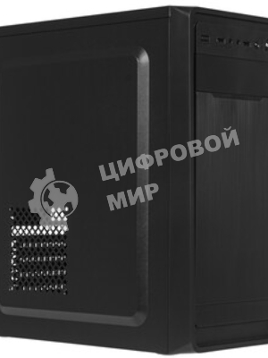 Компьютерный корпус Miditower ExeGate XP-332 Black, ATX, (XP400, Black,120мм), 2*USB, Audio