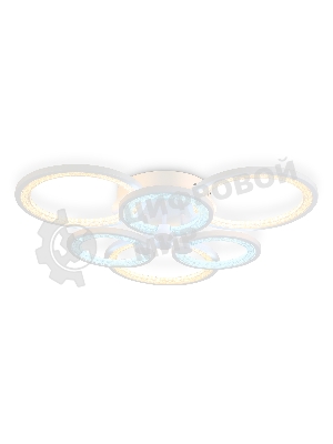 Потолочный светодиодный светильник FA4085/3+3 WH белый 100W 3000K+6400K/4200K/6400K+3000K 620*570*120 (ПДУ ИК)