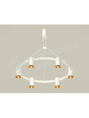 Светильник Ambrella light XB9021152/6 SWH/PYG белый песок/золото желтое полированное MR16 GU5.3 (С9021, N6134)