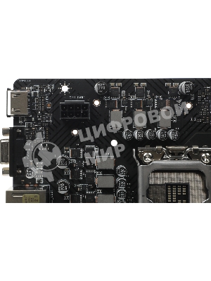 Материнская плата MSI PRO B760M-E, LGA1700, Intel B760, 2xDDR5, 4xSATA, 1xM.2, 1xPCIe 4.0 x16, HDMI, D-Sub, 1x1Gb LAN, 3x3.5 мм, 7.1, microATX