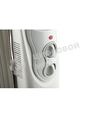 Обогреватель масляный Ресанта ОМ- 9Н (9 секций), белый, 2000 Вт, 20 м2, термостат 67/3/8