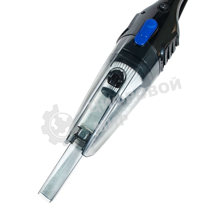 Пылесос вертикальный Endever VC-286 серый, питание от сети, 100 Вт, уборка сухая, пылесборник 1.9 л