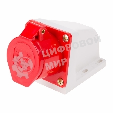 Розетка Rexant 114 стационарная 3Р+РЕ 16А 380В IP44