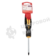 Отвертка крестовая Rexant PZ 1х75 мм, двухкомпонентная рукоятка