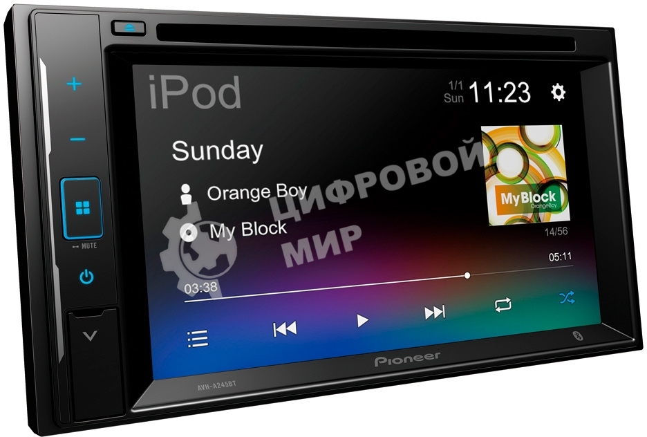 Автомагнитола CD DVD Pioneer AVH-A245BT 2DIN 4x50Вт