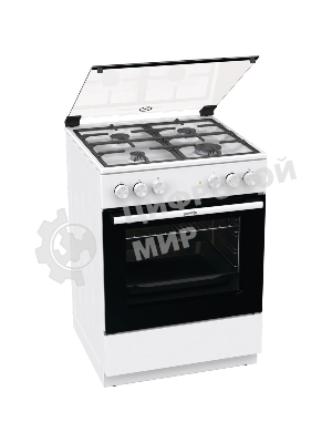 Плита комбинированная Gorenje GK6A20WF белый, конфорок 4 газовых, духовка 65 л, 60 см x 85 см x 60 см