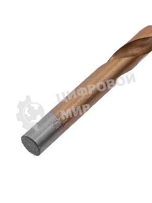 Сверло Matrix по металлу,10 мм, HSS, нитридтитановое покрытие, цилиндрический хвостовик