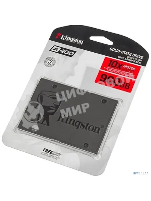 Накопитель SSD Kingston A400, 960Gb, SATA III, 2.5