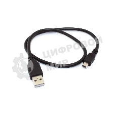 Кабель USB Type A на Mini USB прямой 0,5 м