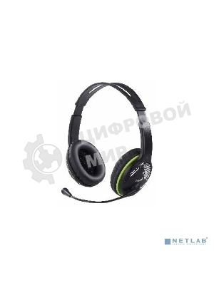Гарнитура проводная Genius HS-400А Black-Green