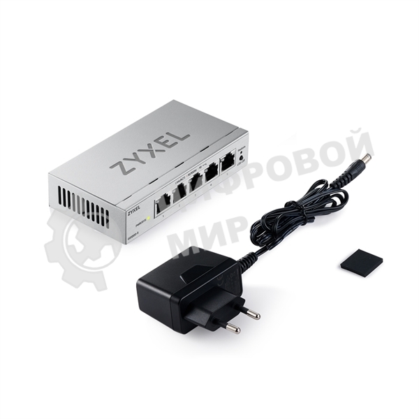 Коммутатор ZYXEL Web-managed Gigabit Switch Zyxel GS1200-5v3, 5xRJ-45: 1G, desktop, fanless