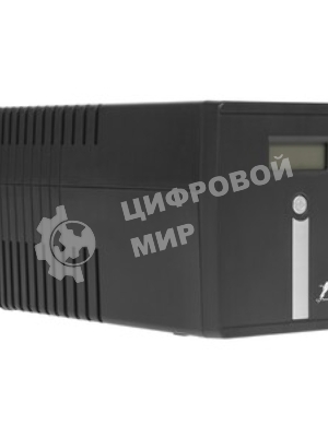 Источник бесперебойного питания PowerMan Smart Sine 1000 черный (Pure Sine Wave/LCD Display/USB/Software/RJ11/45)