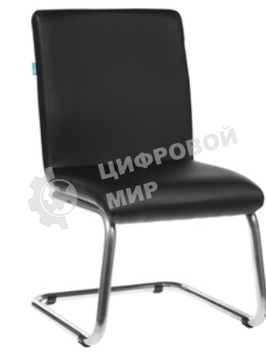 Кресло Бюрократ CH-250-V/BLACK черный, экокожа, 120 кг, механизм качания