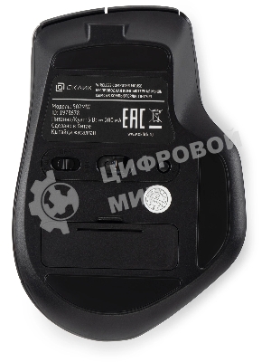 Мышь беспроводная Oklick 502MW черный, 2400 dpi, радиоканал, Bluetooth, USB, кнопки - 9