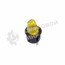 Выключатель клавишный Rexant круглый 250V 6А (3с) ON-OFF желтый