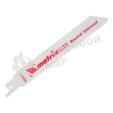 Полотна универсальные Matrix для сабельной пилы S922VF,125/1,8 - 2,5 мм,Bimetal,2 шт., PRO