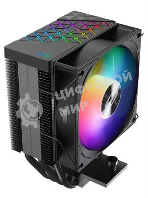 Кулер PCCooler R400 ARGb черный 92мм алюминий+медь 2200r m 30db 4-pin 180W 133мм