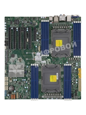 Материнская плата серверная Supermicro MBD-X12DAI-N6, 2xLGA 4189, Intel C621A, 16xDDR4, 8xSATA, 6xPCIe 4.0 x16, 1xPCIe 4.0 x8, 2xM.2, 2x1Gb LAN, 6xUSB 3.2 Gen 1, 2xUSB 3.2 Gen 2, 1xVGA, 1xCOM, 1xTPM, E-ATX