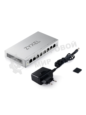 Коммутатор ZYXEL Web-managed Gigabit Switch Zyxel GS1200-8v3, 8xRJ-45: 1G, desktop, fanless
