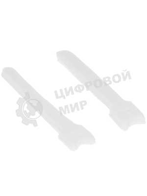 Хомуты-липучки Cablexpert на основе ленты Velcro VT-125x11WT 125 x 11 мм, белые (12 шт.)