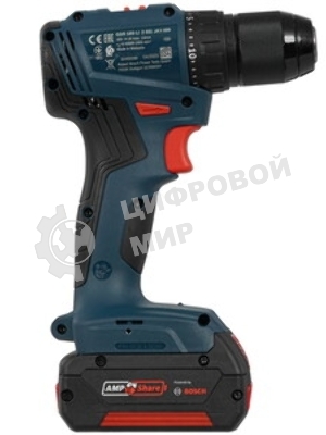 Дрель-шуруповерт Bosch GSR 185-LI, 18 В, 2 Ач, 50 Нм, бесщеточный