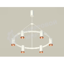 Светильник Ambrella light XB9021153/6 SWH/PPG белый песок/золото розовое полированное MR16 GU5.3 (С9021, N6135)