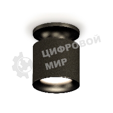 Светильник Ambrella Light XS7402061 SBK/PBK черный песок/черный полированный MR16 GU5.3 (N7926, C7402, N7011)