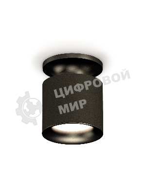 Светильник Ambrella Light XS7402061 SBK/PBK черный песок/черный полированный MR16 GU5.3 (N7926, C7402, N7011)