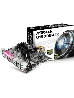 Материнская плата Asrock Q1900B-ITX mini-ITX AC`97 6ch(5.1) GbLAN+VGA+HDMI