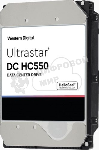Жесткий диск Western Digital SAS 16Tb 7200RPM 12Gb/S 512MB DC HC550 0F38357 WD