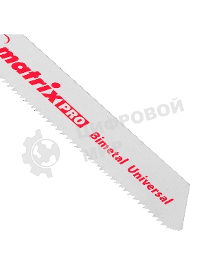 Полотна универсальные Matrix для сабельной пилы S922VF,125/1,8 - 2,5 мм,Bimetal,2 шт., PRO