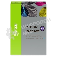 Картридж струйный Cactus CS-LC3237C голубой (18.4 мл) для Brother HL-J6000DW/J6100DW