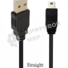 Кабель USB Type A на Mini USB прямой 0,5 м