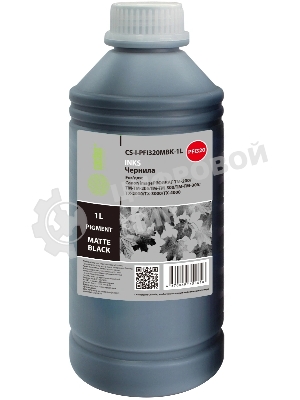 Чернила Cactus CS-I-PFI320MBK-1L PFI-320/120 черный матовый 1000мл для imagePROGRAF TM-200/TM-205/TM-300/TM-305;TX-2000/TX-3000/TX-4000