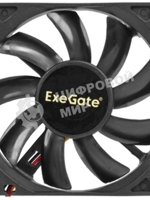 Вентилятор для корпуса ExeGate ExtraPower EP07015S3P черный, 70 мм, 3000 об/мин, 27 дБ, 3 pin