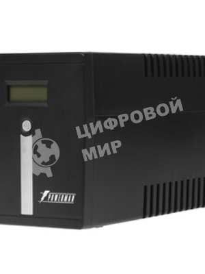 Источник бесперебойного питания Powerman Smart Sine 1500VA/1050W, 220V, Line-Interactive, LCD, Tower, Out: 4xShuko, черный*SmartSine1500