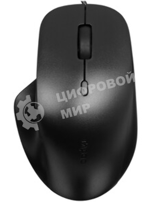 Мышь проводная Rapoo N500 черный, 3600 dpi, USB, кнопки - 6