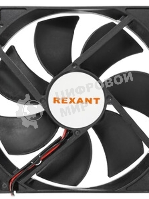 Вентилятор для корпуса Rexant RХ 12025MS 12 VDC черный, 120 мм, 2200 об/мин, 35 дБ, 2 pin