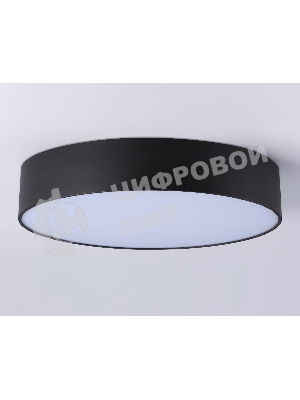 Потолочный светодиодный светильник Ambrella light FV5530 BK черный LED 45W 4200K D400*58 (Без ПДУ)